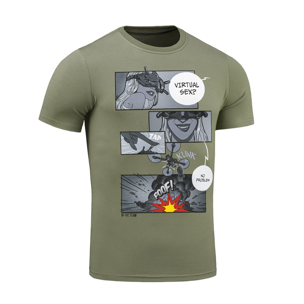M-Tac T-Shirt Comics Drohnen-Mädchen
