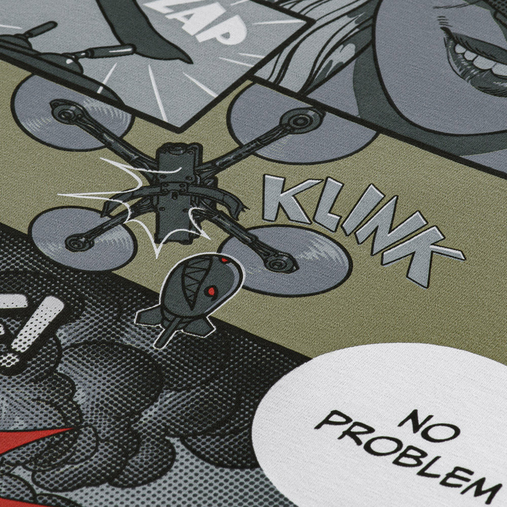 M-Tac T-Shirt Comics Drohnen-Mädchen