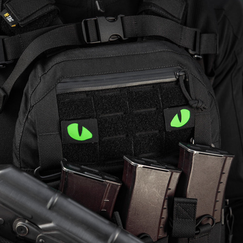 Patch Tigeraugen Laserschnitt (Paar)