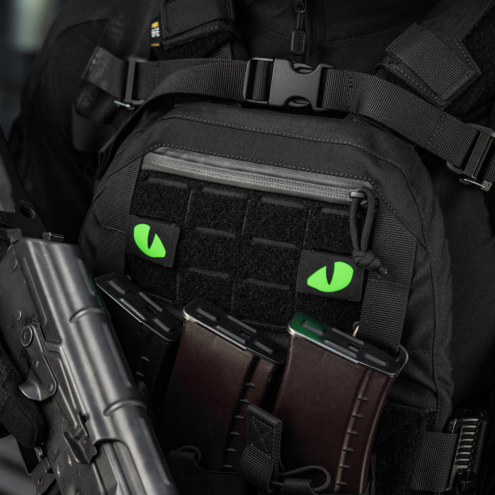 Patch Tigeraugen Laserschnitt (Paar)