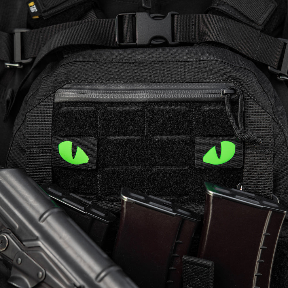 Patch Tigeraugen Laserschnitt (Paar)