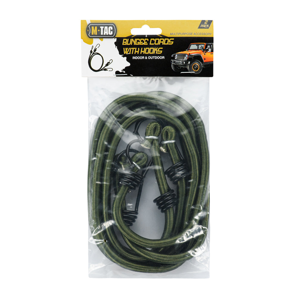 M-Tac Gummiseil mit Haken (2 Stk.)
