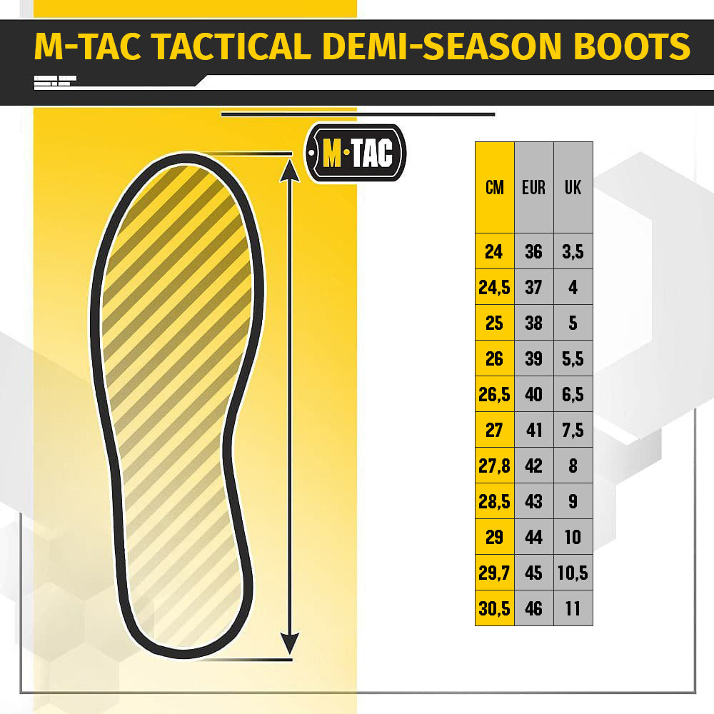 Tactical demi-season boots