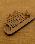 Patch Drakkar Laser Cut