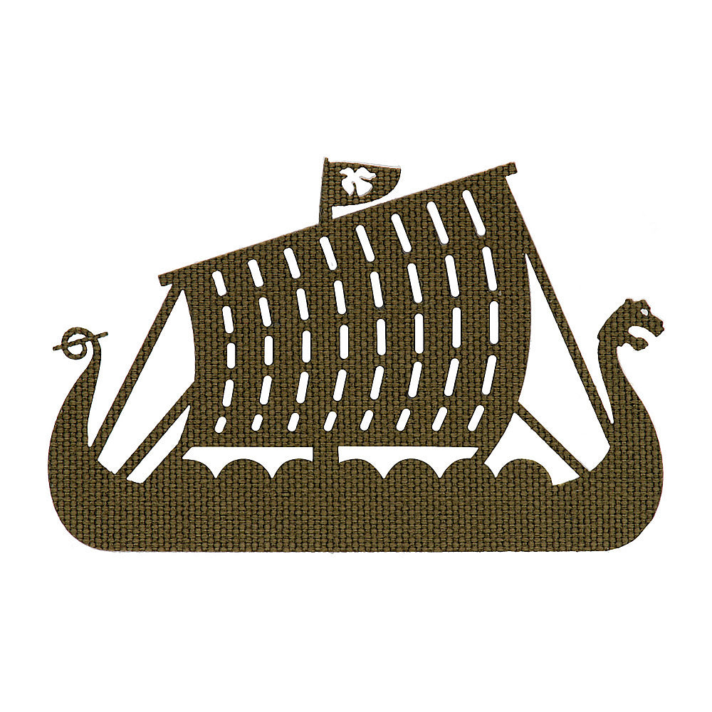 Patch Drakkar Laser Cut