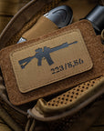 Patch AR-15 223/5,56 Laser Cut