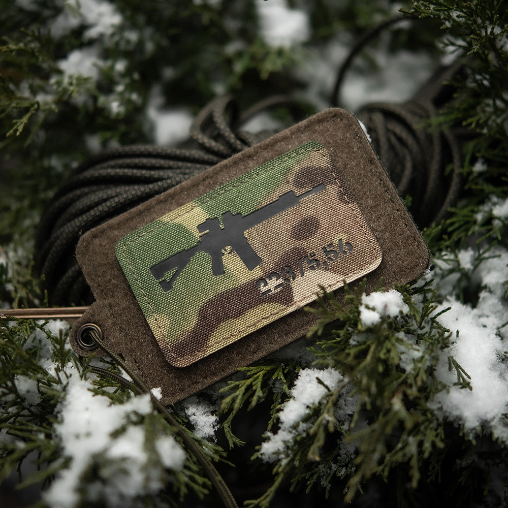 Patch AR-15 223/5,56 Laser Cut