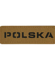Patch Polska 25x80 Laser Cut