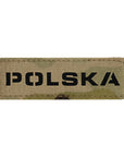 Patch Polska 25x80 Laser Cut