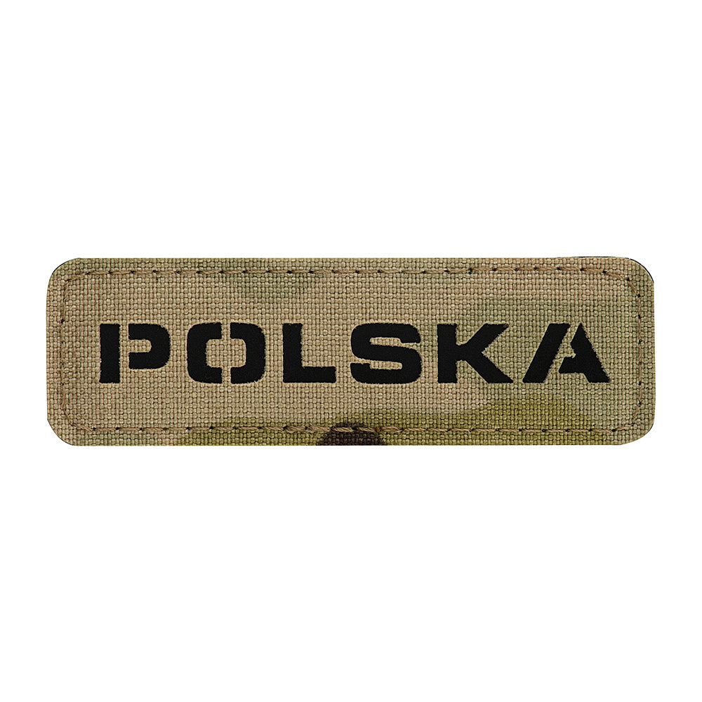 Patch Polska 25x80 Laser Cut