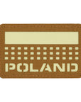 Patch Poland (with flag) 50x80 Laser Cut
