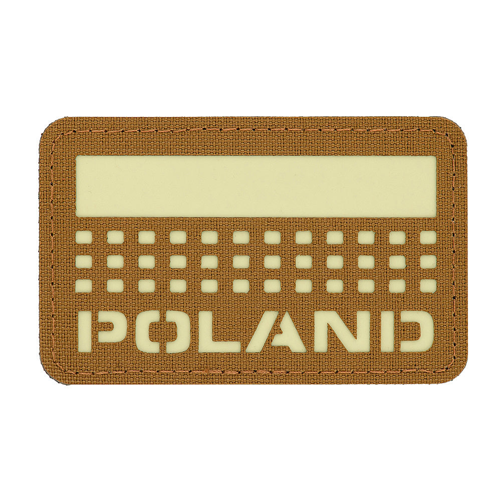 Patch Poland (with flag) 50x80 Laser Cut