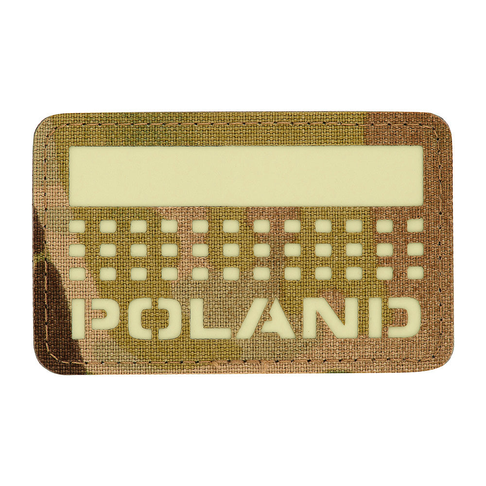 Patch Poland (with flag) 50x80 Laser Cut