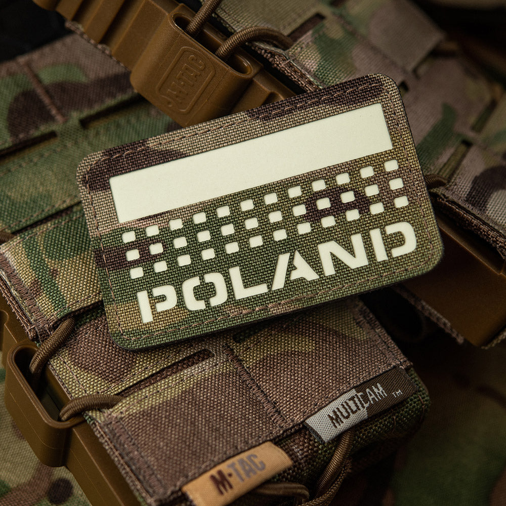 Patch Poland (with flag) 50x80 Laser Cut