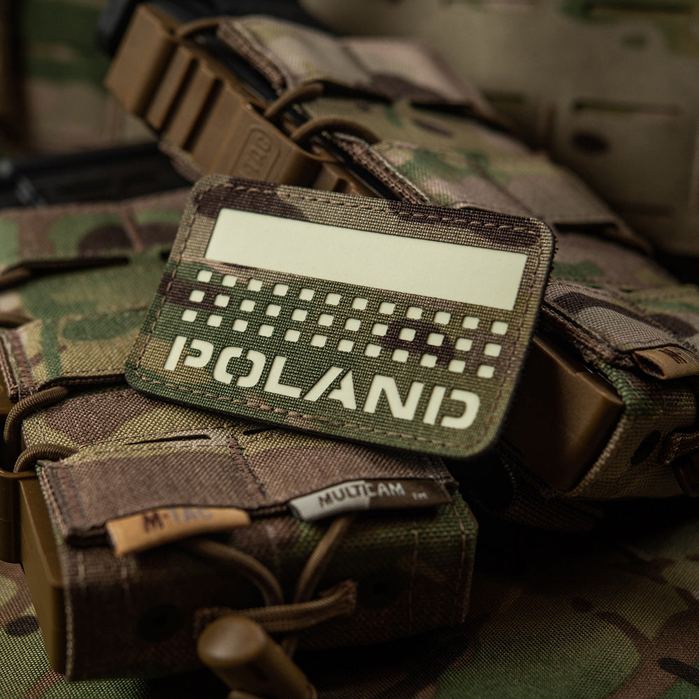 Patch Poland (with flag) 50x80 Laser Cut