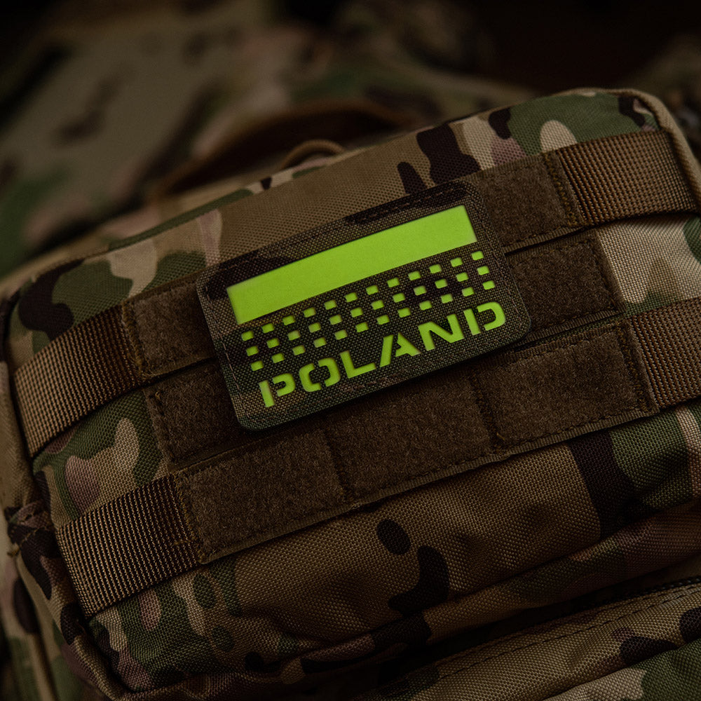 Patch Poland (with flag) 50x80 Laser Cut