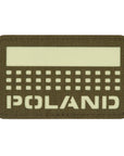 Patch Poland (with flag) 50x80 Laser Cut