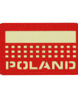 Patch Poland (with flag) 50x80 Laser Cut