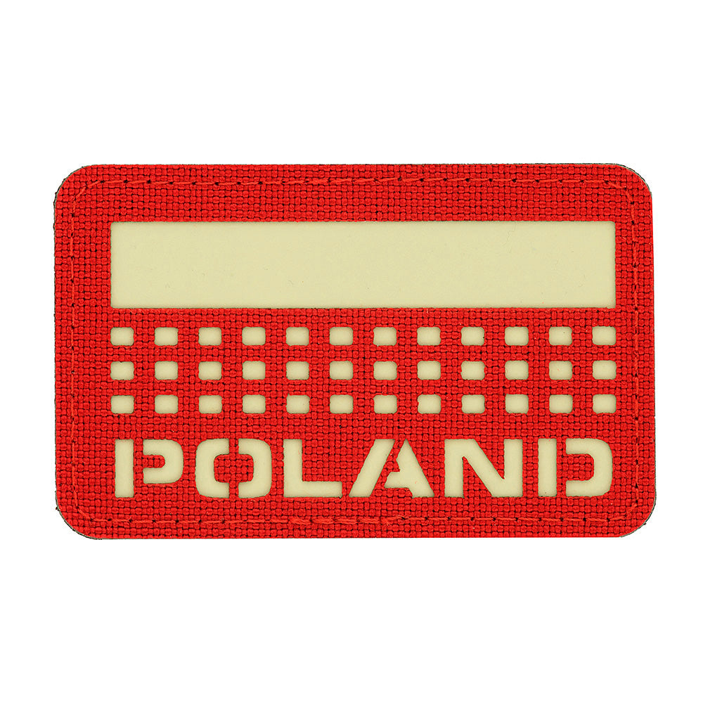 Patch Poland (with flag) 50x80 Laser Cut