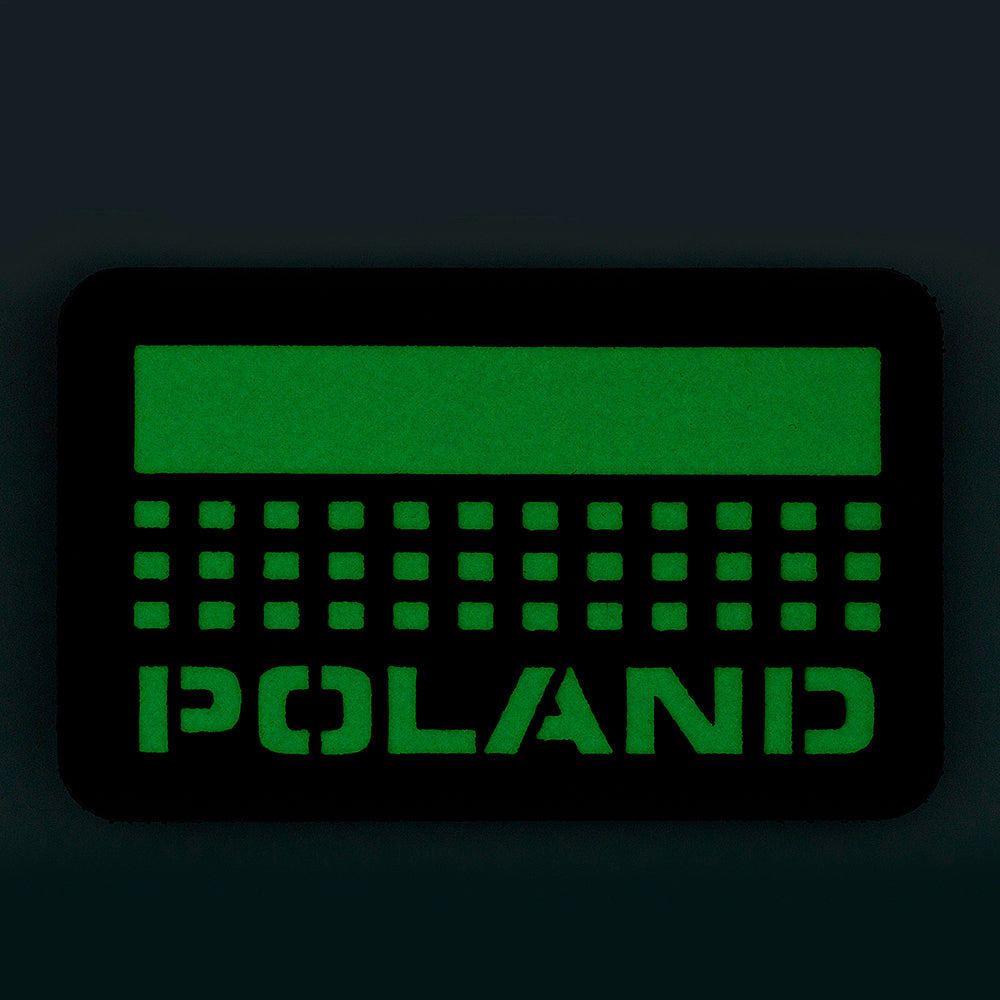 Patch Poland (with flag) 50x80 Laser Cut