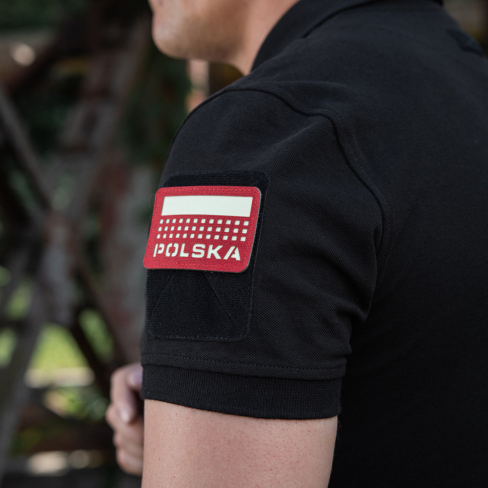 Patch Poland (with flag) 50x80 Laser Cut