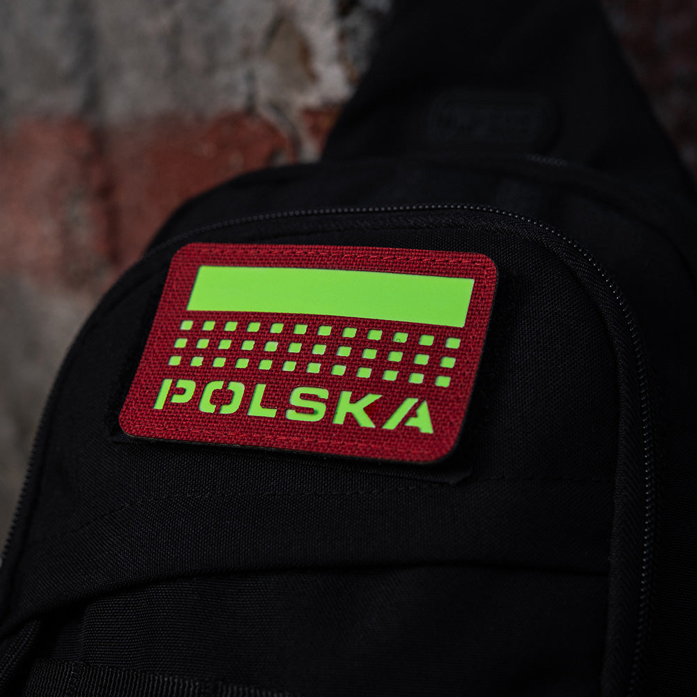 Patch Poland (with flag) 50x80 Laser Cut