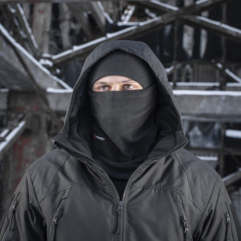 Anatomic Tube Scarf With a Drawstring Polartec