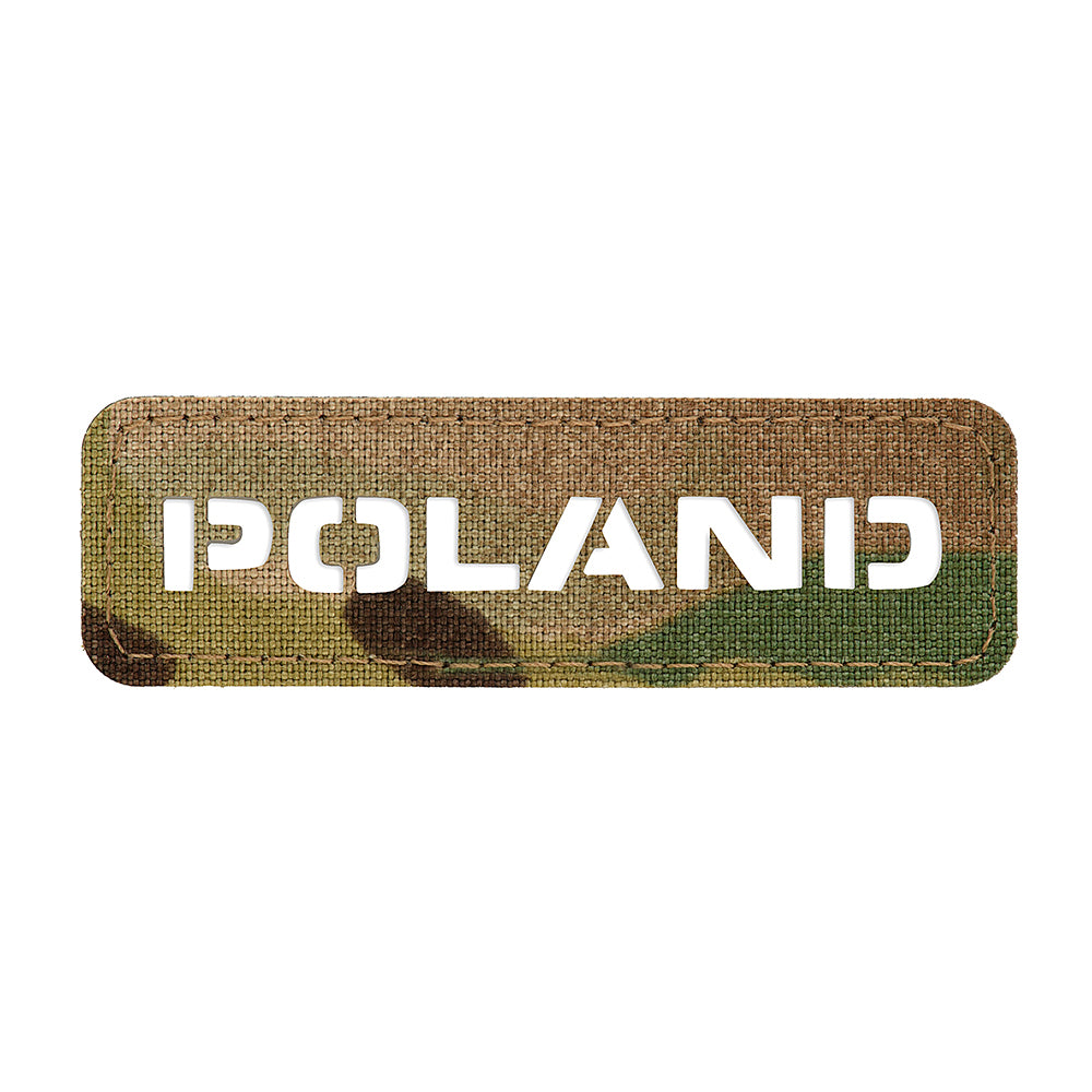Patch Poland end-to-end 25x80 Laser Cut