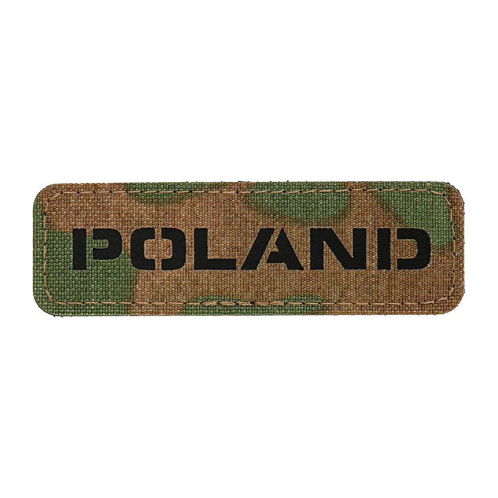 Aufnaher Poland 25x80 Laser Cut