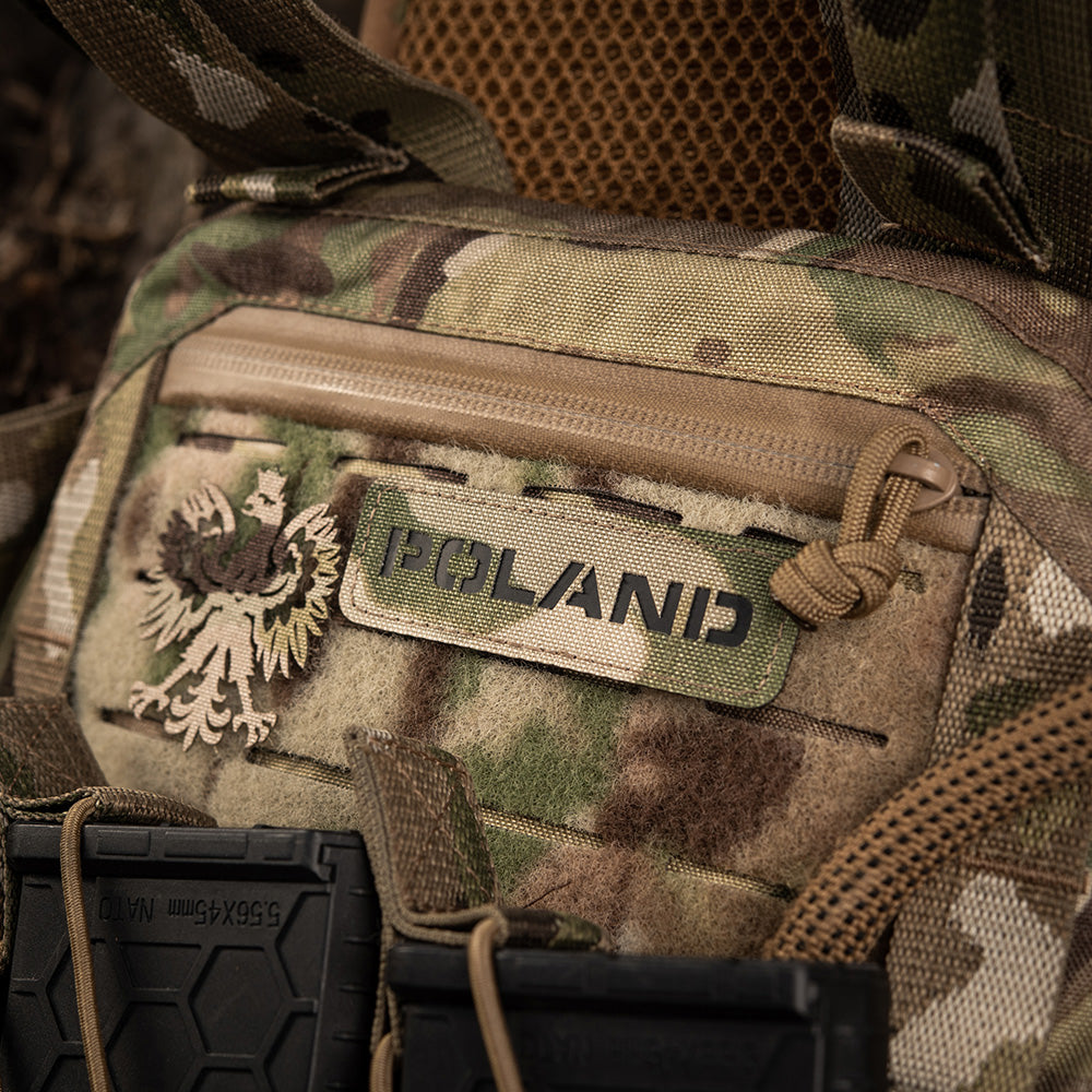 Patch Poland 25x80 Laser Cut
