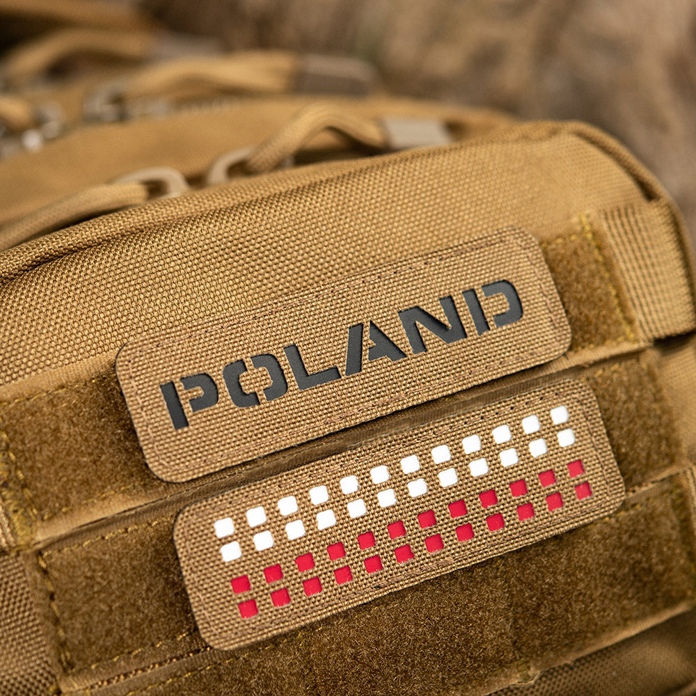 Patch Poland 25x80 Laser Cut