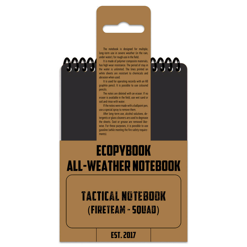 M-Tac Ecopybook Tactical All-Weather Notebook (Fireteam-Squad)