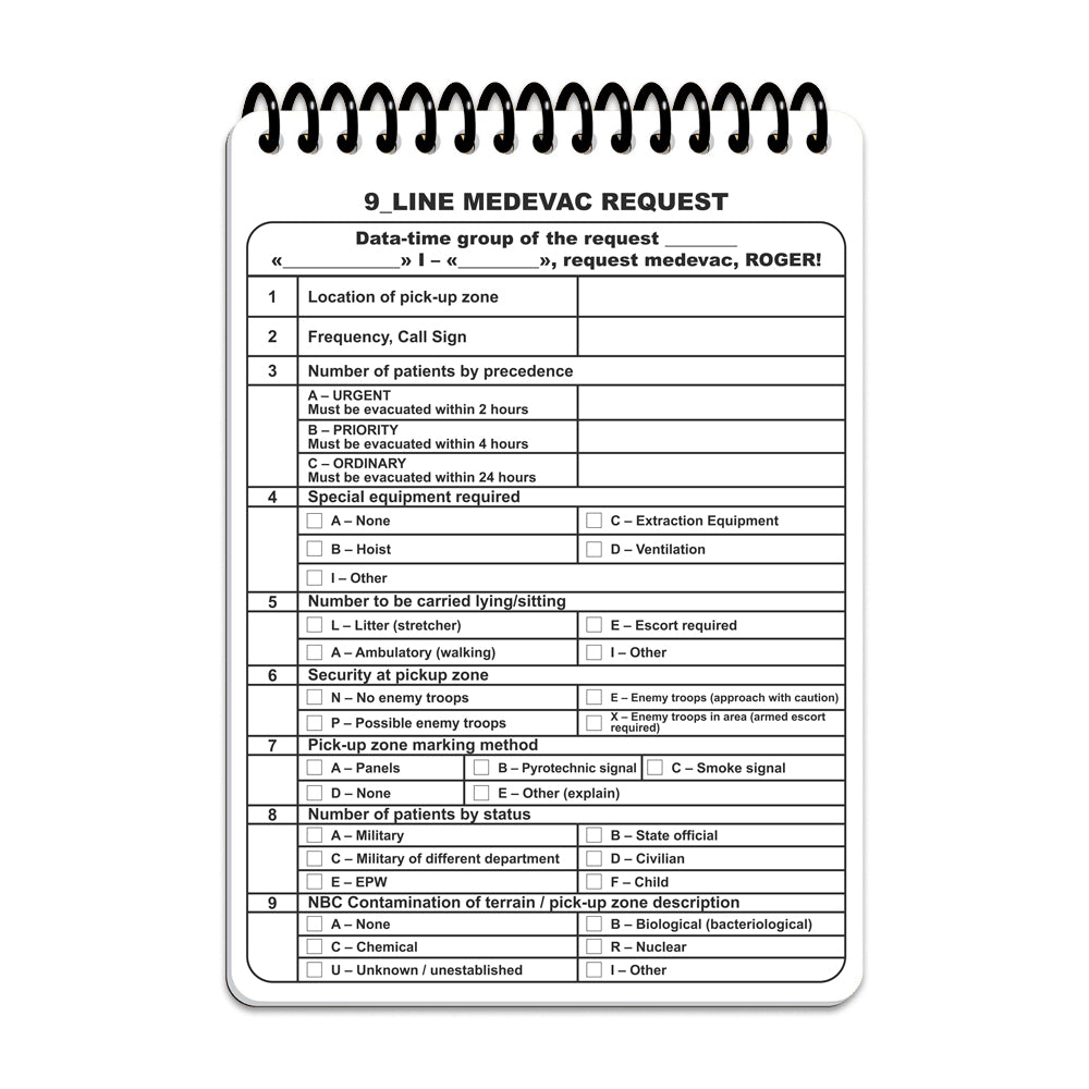 M-Tac Ecopybook Tactical All-Weather Notebook (Fireteam-Squad)