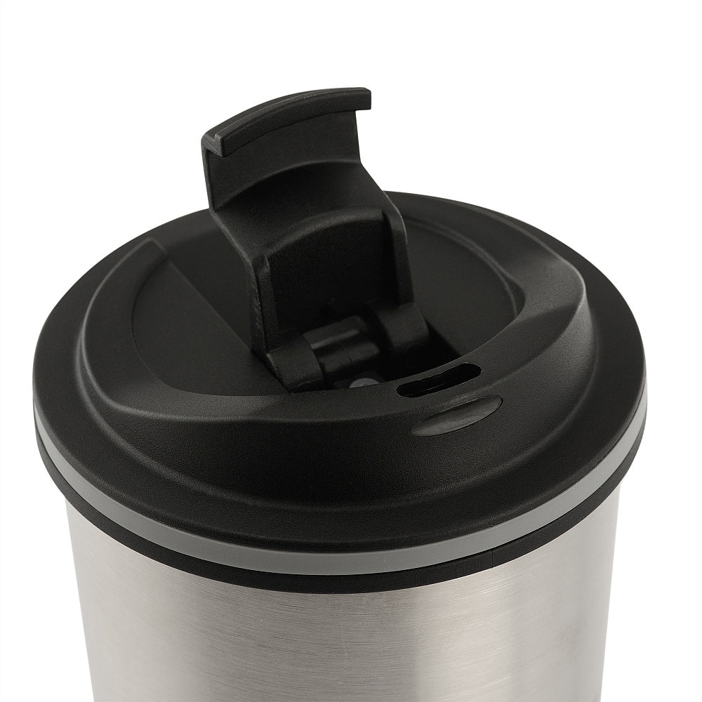 THERMOBECHER MIT VENTIL 450 ML EDELSTAHL