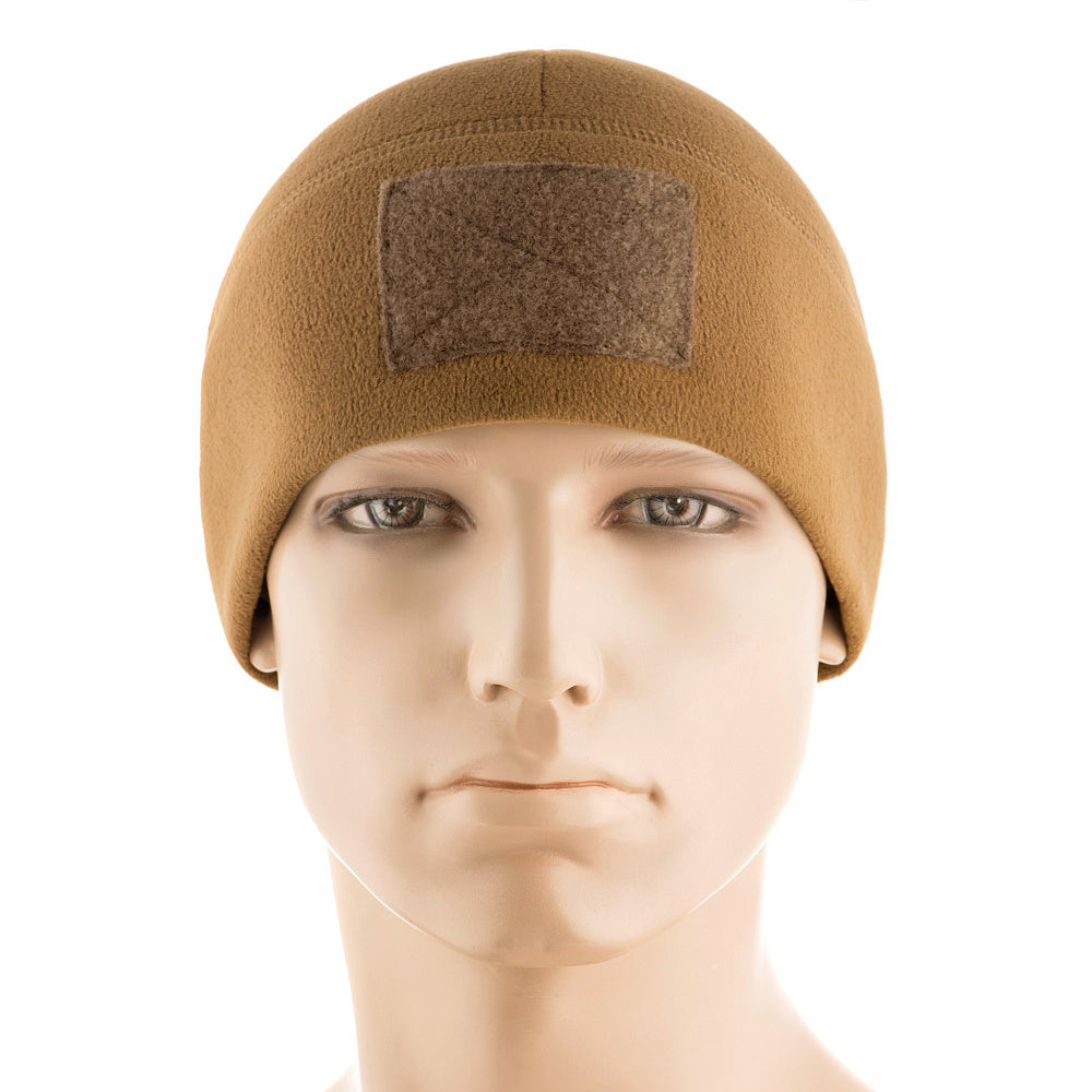 Fleece Tactical Watch Cap Beanie With Patch Panel (270g/m2)