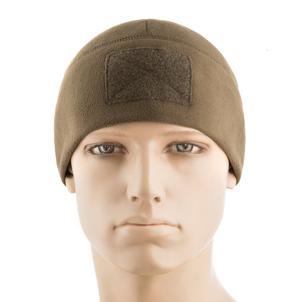Fleece Tactical Watch Cap Beanie With Patch Panel (270g/m2)