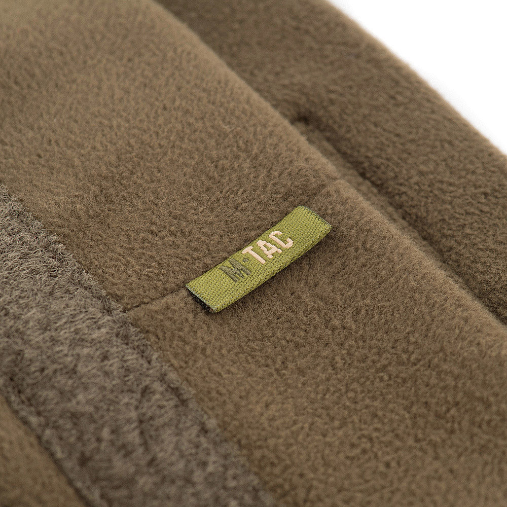 Fleece Tactical Watch Cap Beanie With Patch Panel (270g/m2)