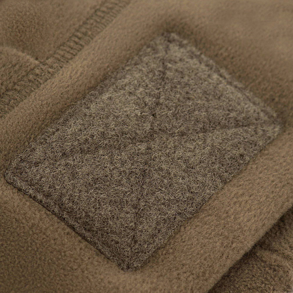 Fleece Tactical Watch Cap Beanie With Patch Panel (270g/m2)