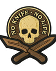 Patch No Knife - No Life 3D PVC