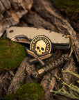 Aufnaher No Knife-No Life 3D PVC