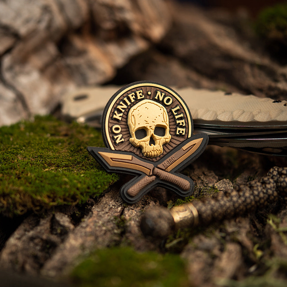 Patch No Knife - No Life 3D PVC