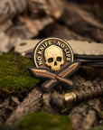Aufnaher No Knife-No Life 3D PVC
