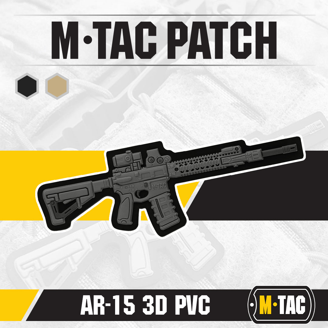 Aufnaher AR-15 3D PVC