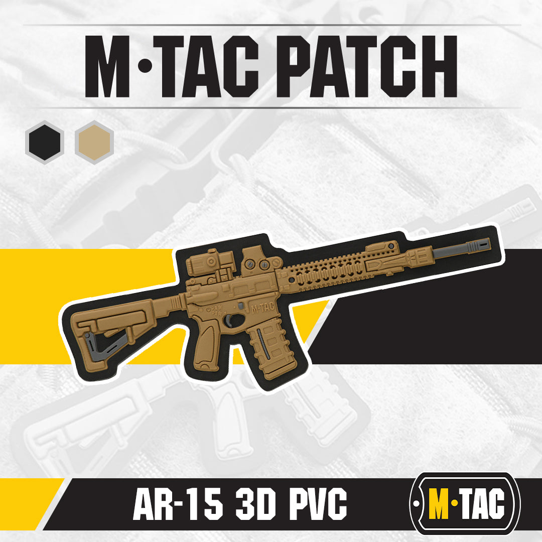 Aufnaher AR-15 3D PVC