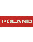 Patch Poland 25x80 Laser Cut