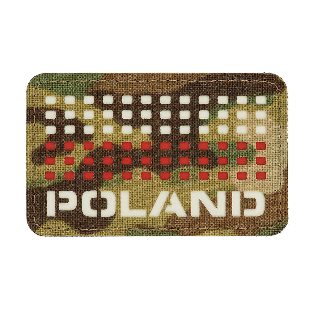Patch Poland (with flag) 50x80 Laser Cut