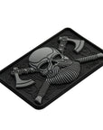 Bearded Skull 3D PVC Patch