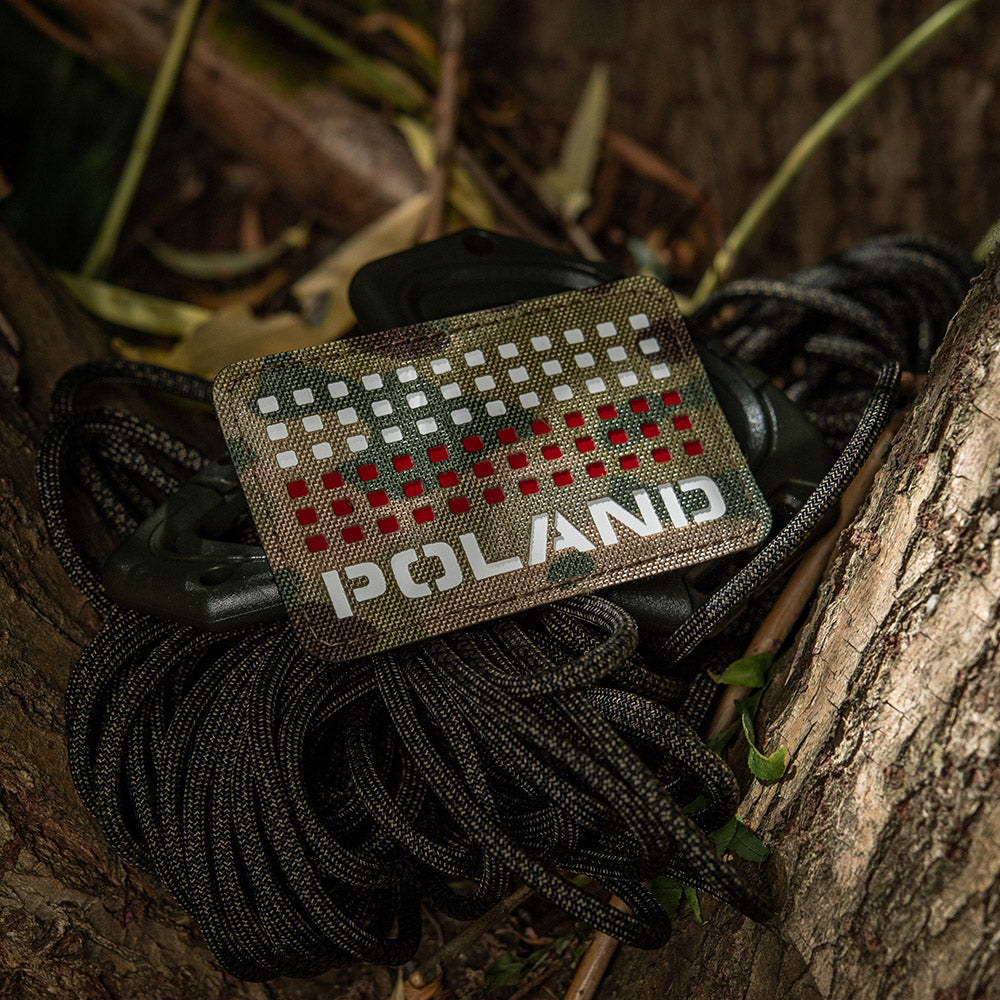 Patch Poland (with flag) 50x80 Laser Cut
