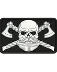 Bearded Skull 3D PVC Patch