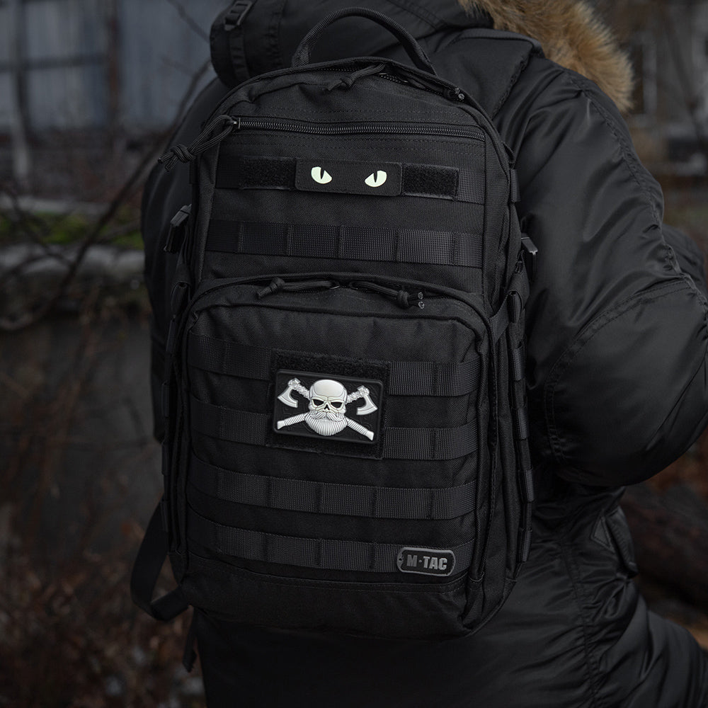 Bearded Skull 3D PVC Patch